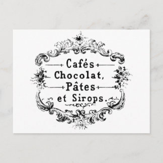 Carte postale - Café français