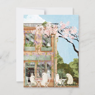 Carte Postale Café Ghost