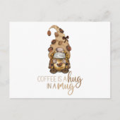 Carte Postale Café Gnome Famille Correspondance Noël Drôle Cadea (Devant)