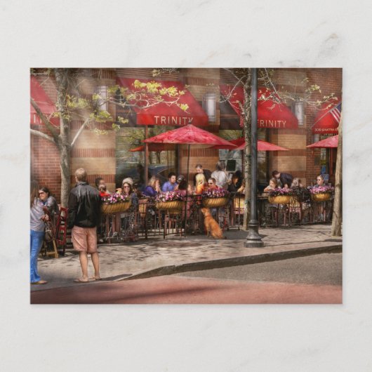 Carte Postale Café - Hoboken, NJ - Café Trinity (Devant)