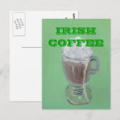 CARTE POSTALE CAFÉ IRLANDAIS (Devant / Derrière)