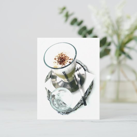 Carte Postale Café Latte Fixer (Debout devant)