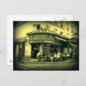 Carte Postale Café Le Deux Moulain (Devant / Derrière)