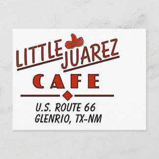 Carte Postale Café Little Juarez Sombrero
