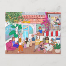 Carte postale Café Macchiato Miramar