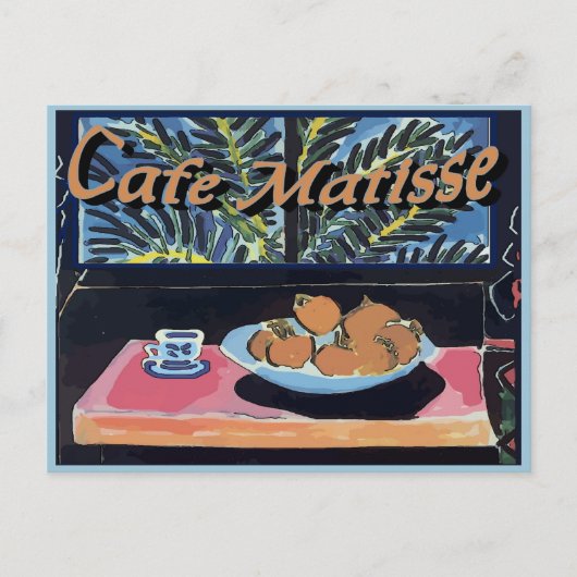 Carte Postale Café Matisse, Poster d'Oranges (Devant)