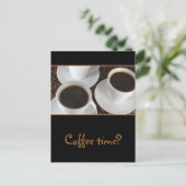 Carte Postale Café noir (Debout devant)