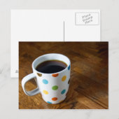 Carte Postale Café noir 4 (Devant / Derrière)