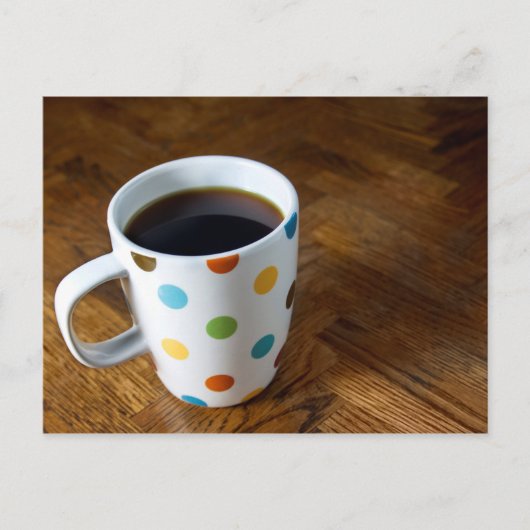 Carte Postale Café noir 4 (Devant)