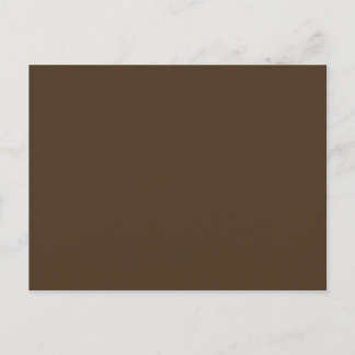 Carte Postale Café Noir couleur solide