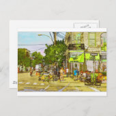 Carte Postale Café Olympico (Devant / Derrière)