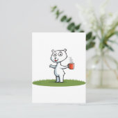 Carte Postale Café Ours Polaire (Debout devant)