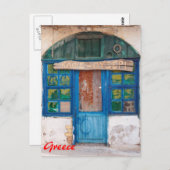 Carte Postale Café ouzeri (Devant / Derrière)