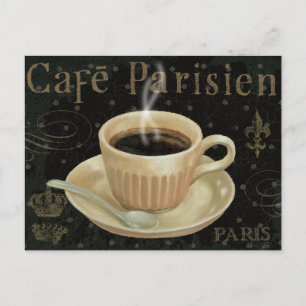 Carte Postale Café Parisien