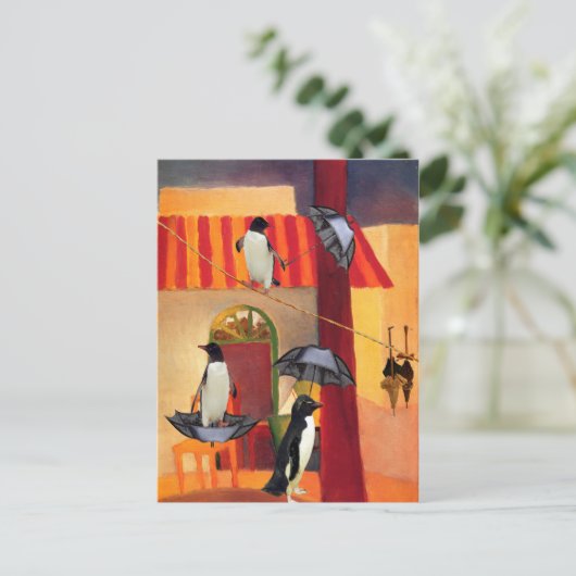 Carte Postale Café Penguin (Debout devant)