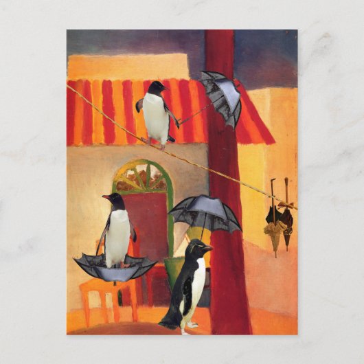 Carte Postale Café Penguin (Devant)