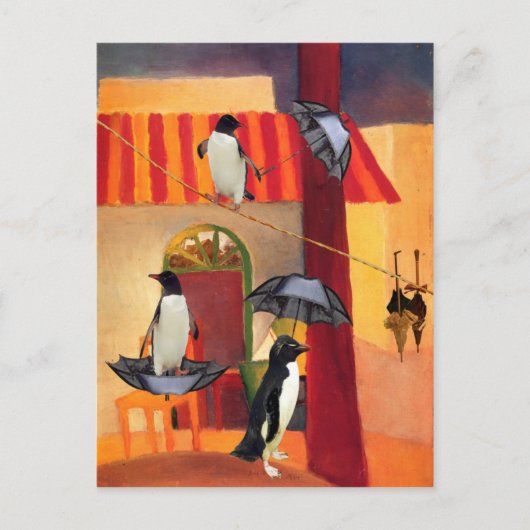 Carte Postale Café Penguin (Devant)