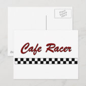 Carte Postale Cafe Racer (Devant / Derrière)