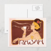 Carte Postale Café Rajah (Devant / Derrière)