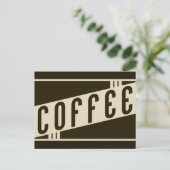 Carte Postale café rétro (Debout devant)