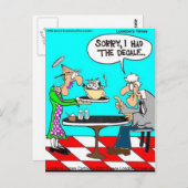 Carte Postale Café Sans Vaches Drôle Tee - shirt Mugs & Cadeaux (Devant / Derrière)