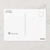 Carte Postale Café Sidewalk (Dos)