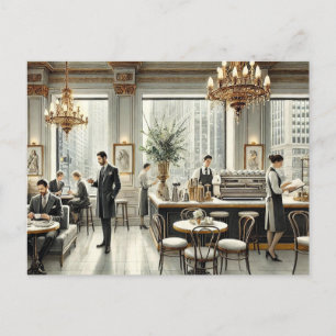 Carte Postale Café sophistiqué à San Francisco