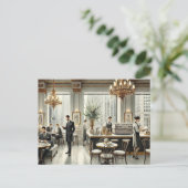 Carte Postale Café sophistiqué à San Francisco (Debout devant)