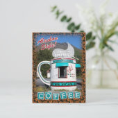 Carte Postale Café. . . Style Alaska ! (Debout devant)