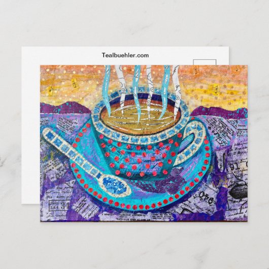 Carte Postale Café Sunrise (Devant / Derrière)