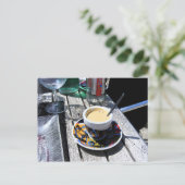 Carte Postale Café sur Normandy Beach (Debout devant)