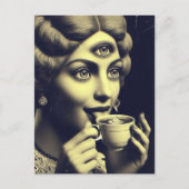 Carte Postale Café surréaliste du matin (Devant)