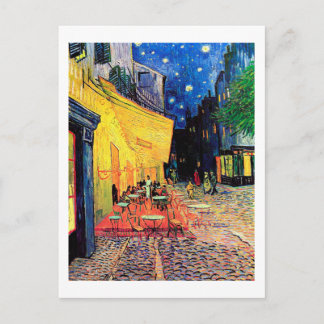 Carte Postale Cafe Terrace at Night, Vincent van Gogh, 1888