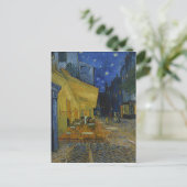 Carte Postale Café Terrasse à la nuit par Vincent van Gogh (Debout devant)