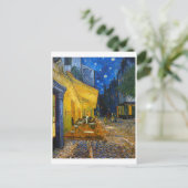 Carte Postale Café Terrasse en soirée | Van Gogh | (Debout devant)