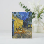 Carte Postale Café Terrasse par Vincent Van Gogh (Debout devant)