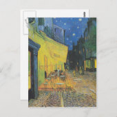 Carte Postale Café Terrasse - Vincent Van Gogh (Devant / Derrière)