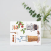 Carte postale café vietnamien (Debout devant)