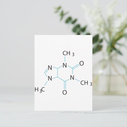 Carte Postale Caféine (Debout devant)