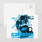 Carte Postale Caféine (Devant / Derrière)