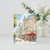 Carte Postale Cafés de Vienne Autriche Travel (Debout devant)