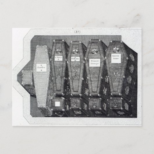 Carte Postale Cafés royaux à l'abbaye de Westminster (Devant)