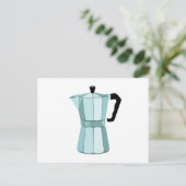 Carte Postale Cafetière (Debout devant)