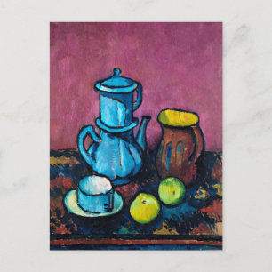 Carte Postale Cafetière et pommes   Alexander Kanoldt
