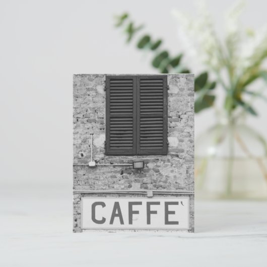 Carte Postale Caffè italien (Debout devant)