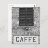 Carte Postale Caffè italien (Devant / Derrière)