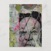 Carte Postale caged man retro junk journal Mixed Media Collage (Devant)