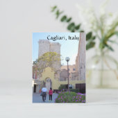 Carte Postale Cagliari, Sardaigne, Italie (Debout devant)
