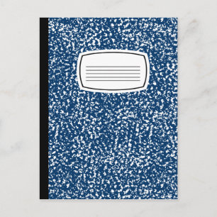 Carte Postale cahier de composition