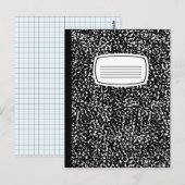 Carte Postale cahier de composition (Devant / Derrière)